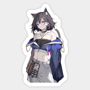 Cat Girl Sticker